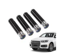 Generico Pomelli Di Blocco Per Le Porte Dei Veicoli - Copripinza Sicurezza Fibra Di Carbonio | 3.7 x 1.0 cm per Serratura Porta Veicolo | Adatto Per Autisti