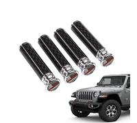 Generico Pomelli Di Blocco Per Le Porte Dei Veicoli - Copripinza Sicurezza Fibra Di Carbonio - Pomello Di Serratura Per Porta Auto Di Dimensioni 3.71 X 0.99 Centimetri | Adatto Per Autisti