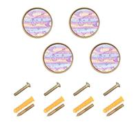 Generico Pomelli e maniglie per mobili da cucina a forma di pozione di strega, pomelli vintage per mobili da 1,26 pollici (32 mm) per libreria, confezione da 4