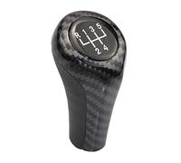 Generico Pomelli Leva Cambio,Leva Pomello 1 PZ Uso Della Manopola Adatto for BMW 3 5 6 Serie E46 E53 E60 E61 E63 E65 E81 E82 E83 E87 E90 E91 E92 X1 X3 X5 M Carbonio Opaco Cromato(5 Speed fibre)