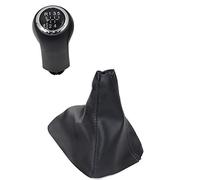 Generico Pomelli Leva Cambio,Leva Pomello Uso Adatto for OPEL ZAFIRA B 2005 2006 2007 2009 2011 2012 2013 2014 5/6 Velocità Del Cambio Dell'automobile Con Lo Stivale Di Cuoio(R12345 pair)