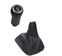 Generico Pomelli Leva Cambio,Leva Pomello Uso Adatto for OPEL ZAFIRA B 2005 2006 2007 2009 2011 2012 2013 2014 5/6 Velocità Del Cambio Dell'automobile Con Lo Stivale Di Cuoio(12345R pair)