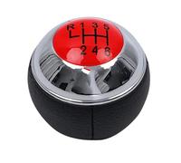 Generico Pomello del cambio a 5/6 velocità per auto, leva del cambio con impugnatura a penna per BMW Mini R50 2000-2006 Cabrio R52 R53 per Cooper(Red 6 speed)