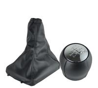 Generico Pomello del cambio a corsa corta Pomello del cambio a 5 velocità per Opel per Vauxhall Astra II G Zafira A 1998-2010 con cuffia copri freno a mano sostituire(K0745 2Pcs)