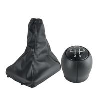 Generico Pomello del cambio a corsa corta Pomello del cambio a 5 velocità per Opel per Vauxhall Astra II G Zafira A 1998-2010 con cuffia copri freno a mano sostituire(K0746 2Pcs)