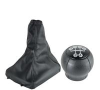 Generico Pomello del cambio a corsa corta Pomello del cambio a 5 velocità per Opel per Vauxhall Astra II G Zafira A 1998-2010 con cuffia copri freno a mano sostituire(K0084 2Pcs)