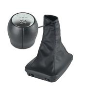 Generico Pomello del cambio a corsa corta Pomello del cambio manuale a 5 velocità, cuffia freno a mano, copertura per Opel Corsa C (01-06), Combo (01-11), Tigra B sostituire(Chrome 2Pcs)