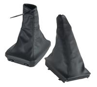 Generico Pomello del cambio a corsa corta Pomello del cambio manuale a 5 velocità, cuffia freno a mano, copertura per Opel Corsa C (01-06), Combo (01-11), Tigra B sostituire(2Pcs)