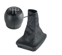 Generico Pomello del cambio a corsa corta Pomello del cambio manuale a 5 velocità, cuffia freno a mano, copertura per Opel Corsa C (01-06), Combo (01-11), Tigra B sostituire(2Pcs Black)