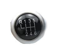 Generico Pomello del cambio con numero di velocità 5/6 per Audi A4 B6-B8 A6 S4 8K A5 8T Q5 8R S Line Seat 6J Leon Per Passat B6 B7 Golf Leva del cambio dell'auto(R123456 Silver)