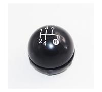 Generico Pomello del cambio per auto Per 500 500c 2012 2013 55344048 1 set con cuffia in pelle 5 per pomello del cambio velocità Sitck testa per sostituzione cappuccio nero lucido