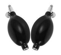 Generico Pompa ad Aria Manuale in Lattice da 2 Pezzi con Valvola di Rilascio in Rame 86X43 MM Sfera di Gonfiaggio per Misuratore di Pressione Sanguigna Accessorio Compatibile per Uso