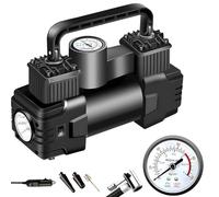 Generico Pompa d'Aria - Compressore d'Aria per Gonfiaggio Pneumatici | Compressore Monocilindrico 12V, Pompa Compatta A Gonfiaggio Rapido | Gonfiatore Elettrico Portatile per Auto E Moto Accessorio