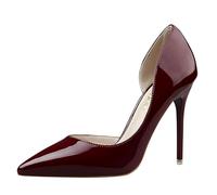 Generico Pompe da 4 Pollici da 4 Pollici con Tacco Alto con Punta a Punta Chiusa e Design a Spillo, Ideale per l'Abbigliamento per Gli Ospiti per sposi e per Matrimoni