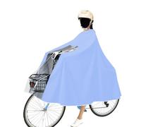 Generico Poncho Antipioggia per Bicicletta, Mantella Antipioggia da Ciclismo Impermeabile da Donna e da Uomo, Blu Abbigliamento Antipioggia Riutilizzabile Unisex, per Biciclette, Mountain Bike