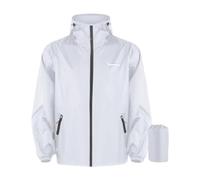 Generico Poncho Impermeabile, Giacca Leggera Casual da Uomo Giacca A Vento Impermeabile da Esterno vestibilità Ampia con Cerniera Cappotto Estivo per L'Uso Quotidiano