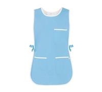 Generico Poncho zefiro grembiule Giblor's per hotel,colf,collaboratrice domestica,pulizie taglia unica (Azzurro chiaro)