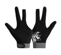 Generico Pool 3-Finger-Fäustlinge,3-Finger-Billard-Fäustlinge - Rutschfeste Pool-Fäustlinges Mit 3 Fingern - Mehrzweck-Pool-Fäustlinges Für Die Linke Hand, Leichter Billard-Fäustling Für Übungen