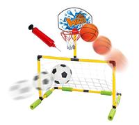 Generico Pool Basketball Hoop Floating,Basketball Hoop Pool - with Pump And Football Waterproof Portable Door Frame for Lake Beach Gym Backyard Kids Adults School