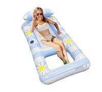 Generico Pool Float, Inflatable Sofa Bed for Adults, Foldable Pool 60.63x32.28 inches for Outdoor Relaxation, Travel, Vacation, Beach, Backyard, Poolside Use, Comfortable Lounge