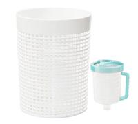 Generico Pool Leaf Canister - Mesh Vacuum Filter Leaf Trap | Leâf Collector Basket | Reusable PVC Strainer, Large Capacity, for W560 & AXW431A Pool Vacuum Cleaner, Outdoor Pòol Backyard