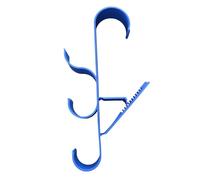 Generico Pool Pole Hanger, 2-Piece Heavy Duty Hook Set, Outdoor Organization Attachment, Wall Mount Storage Holder, Space-Saving Accessory, Ideal for Underwater Bag, Patio, Swimming Deck