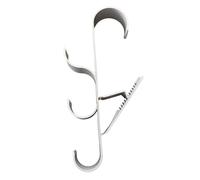 Generico Pool Pole Hanger, 2 Piece Pool Hooks Poles, Organization Heavy Duty Storage Attachment, Sturdy Build, Convenient Mounting Solution for Underwater Bag Patio Outdoor, 13x30x2cm