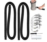 Generico Pool Pump Hose, 32mm Heavy Duty, 59.06x1.26inch Pool, Authentic Flexible Material, Easy Installation Design for Summer Waste, Drainage, Backwash Cleaning, Outdoor Maintenance, Garden Rinse