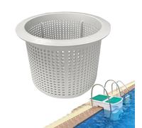 Generico Pool Skimmer Basket, Replacement Parts, 5.83x7.36 in, Internal External Attachment, Filter Cover, Fit, Outdoor Swimming Tank Backyard Leaf Debris Removal Maintenance Use