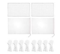 Generico Pool Skimmer Screen, Skimmer Guard, 17.72x11.81 Inches 2-Pack Sturdy Mesh Net, Fine Debris Catcher, Easy-Clean Filter, Leaf Trap for Pond, Community, Hotel, School, Gymnasium