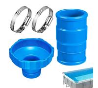 Generico Pool Vacuum Hose Adapter Kit Compatible with Adapter B | ABS Pools Skimmer Hose Connection, for Ground Swimming Pools Vacuum Skimmer Small Strainer