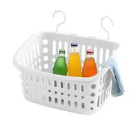 Generico Poolside Storage Baskets, Swimming Pool Storage Organizer Basket, PP UV Resistant Cup Holder with Hooks, Container for Towels Drinks Toys Swimming Accessories Water Bottles, 27.5x20.5x16.5cm