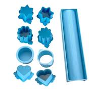 Genérico Pop Cake Mold Set - Set di torte con stampo e spintore | Set di torte pop circolari per dolci stampati 3D per la preparazione di dessert in cucina, feste