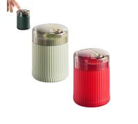 Generico Pop Up Automatic Toothpick Dispenser, Pop Up Automatic Toothpick Holder, Portable Push Button Toothpick Holder, for Both Indoor and Outdoor Use (Light Green+Red)