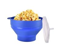 Generico Popcorn poppers - 4.92x3.35 Inches Silicone Microwave Popcorn Maker, Microwave Corn Bowl, Practical Corn Bowl With Lid | Utensil For Kitchen Restaurant Movie Nights & Quick Cravings Tools