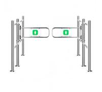 Generico Porta a Senso Unico, cancello a Battente Automatico con Chiusura a Molla, Larghezza Regolabile per la Sicurezza dei supermercati, Apertura a 90 Gradi (160 cm/63 Pollici).