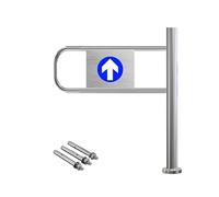 Generico Porta a Senso Unico, cancello a Battente Automatico con Ritorno Automatico, cancello di Sicurezza Resistente per Ingresso di supermercati, biblioteche e Centri Commerciali (Destra, 100x100 c