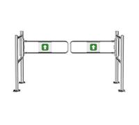 Generico Porta a Senso Unico, cancello a Battente con Ritorno Automatico, cancello di Sicurezza con Chiusura Automatica, Porta a Senso Unico per supermercato, Acciaio Inossidabile, (190 cm/74,8 polli