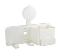 Generico Porta Asciugacapelli e Piastra - Mensola da Parete per Bagno | Organizer in Lega di Alluminio per Asciugacapelli Piastra Pettine Profumo Spazzolino Rasoio | Casa Dormitorio Doccia