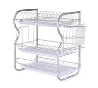 Generico Porta-asciugatrice Da Cucina - A Più Livelli, Organizer Per Scolapiatti, Struttura Compatta Per Riporre Gli Utensili, Di Stoccaggio Per Cucina, Design Della Collezione Di Va