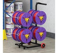 Generico Porta-Bobine E Distributore di Cavi，Carrello per Bobine di Cavi per Impieghi Gravosi，distributore di Bobine di Cavi in Acciaio per Uso Commerciale E Industriale， Avvolgitore di Cavi