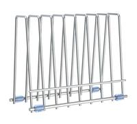Generico Porta Borse Stendino, 21x8,9x17,8 cm Acciaio Scaffale Riutilizzabile per Borses Alimentari | Organizer per Bottiglie, Forchette, Coperchi, Spatole, | Supporto Pratico Cucina e Casa
