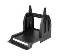 Generico Porta carta for etichette for rotoli esterni 87HA Porta carta for stampante for etichette da tavolo Ricevuta termica Installazione facile Risparmio di spazio(87HA11JJ406576-BK-S)