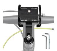 Genérico Porta cellulare per bicicletta,Lega di alluminio impermeabile girevole,Porta telefoni per scooter in manubrio | Ciclismo strada montagna Scooter elettrico e navigazione esterna