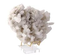 Generico Porta del supporto in pietra trasparente - porta rocciosa acrilica, display minerale trasparente | Home Countertop, Durevole Base Presentation Apparecchiatura con design di st