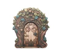Genérico Porta della Fiera del Legno - Mini Garden Gnomi Porta, Decorative Door | Porta Fata per Alberi, Ornamento Esterno in Miniatura, Decorazione Incantata per la casa