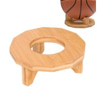 Generico Porta della palla da basket, supporto a di legno - Supporto decorativo Sport Dispositivo per il soggiorno, dormitorio e camere e adolescenti per bambini