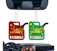 Generico Porta Denaro Albero Di Natale,2 Pezzi In Legno Natalizio,Porta Contanti A Forma Di Albero Di Natale | Per Famiglia Amici Bambini Coppie Figlia Figlio Parete Finestra Ringhiere Maniglie Della