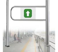 Generico Porta di Sicurezza a 1 Via con Apertura a 90°, barricata Metallica per supermercati, biblioteche e Negozi panoramici - Migliora la Sicurezza all'Ingresso e la Sicurezza pubblica