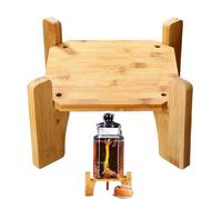 Genérico Porta dispenser per bevande, in legno, base da 18,5 cm, per servire bevande in cucina, feste a casa e banconi